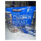 SIX CANS OF KIRKLAND CHUNK CHICKEN BREAST