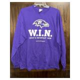 BALTIMORE RAVENS PURPLE T-SHIRT XL