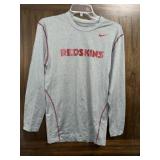 GREY REDSKINS SHIRT LARGE