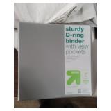 Sturdy - D Ring Binder W/View Pockets