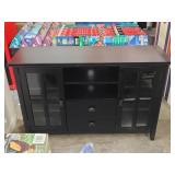 53' Black Finish - Accent Media Console