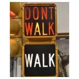 ELECTRIC LIGHTED DONï¿½T WALK / WALK SIGN