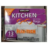 Kirkland - 13 Gallon Kitchen Trash Bags