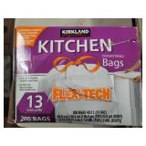 Kirkland - 13 Gallon Kitchen Trash Bags