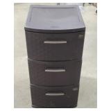 Sterlite - 3 Drawer Plastic Storage Unit