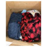 BOX LOT OF CLOTHES VARIETY OF SIZES