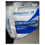 MARATHON BEVERAGE NAPKINS