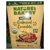 NATURE'S BAKERY OATMEAL CRUMBLE