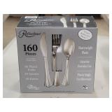 Reflections - 160 Piece Heavy Plastic Tableware