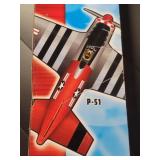 60" P-51 Plane Supersized Nylon Kite (In Box)