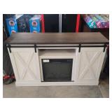 54' Electric Fireplace Accent Console