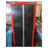 Craftsman - 2 Door Red Metal Vertical Cabinet