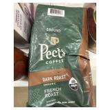 GROUND PEETS DARK ROAST FRENCH ROAST COFFEE