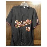 ORIOLES #18 JERSEY XL