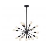 ORIGIN 21 BLACK LIGHT GRAYFORD CHANDELIER IN BOX