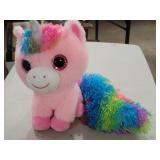 Multi Color Cat Unicorn Plush