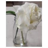 Artificial Flower W/Small Jar