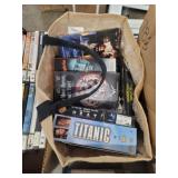 Bag W/VHS Movies