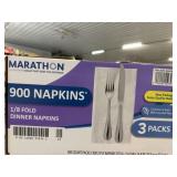 LARGE BOX OF MARATHON DINNER NAPKINS