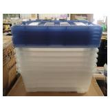 6 Pack Storage Containers W/Lids