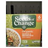 SEEDS OF CHANGE QUINOA  AND BROWN RICE