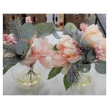 Two Artificial Flower Decors