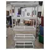 Keter - 5 Tier White / Black Storage Rack