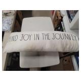 "Find Joy In The Journey" Long Pillow