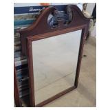 (25" x 36") Mahogany Bedroom Mirror