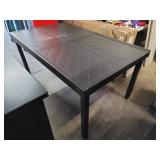 Style Selections - Black Patio Metal Table