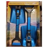 BirdRock H - 2 Pack Utility Shovels Blue / Black