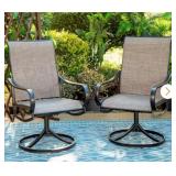 Two Swivel Patio Chairs (In Box)