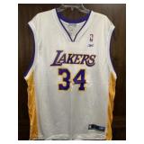 LAKERS Oï¿½NEAL #34 BASKETBALL JERSEY SIZE XL