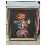 (23' x 27') Artist Signed Art In Frame