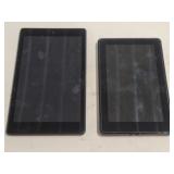 Two Amazon Kindle Tablets