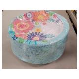 Floral Paper Plates