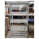 Keter - 5 Tier White / Black Storage Rack