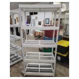 Keter - 5 Tier White / Black Storage Rack