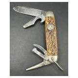 Vintage Remington Boy Scout Pocket Knife ï¿½ Jigged