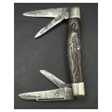 Vintage Remington Stockman Pocket Knife ï¿½ Jigged