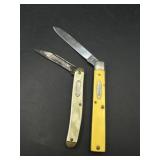 2 Vintage Folding Pocket Knives ï¿½ Remington & (?)
