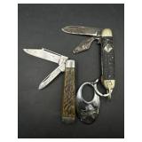 Two Vintage Folding Pocket Knives - Remington &
