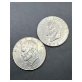 1978 Eisenhower Dollar & 1976 Bicentennial