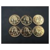 Gold-plated State Quarters