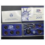2001 United States Mint Proof set with
