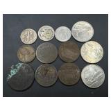 Various circulated coins
