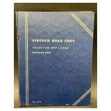 1909 to 1949 Lincoln Head coin collection book -