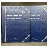 Two Lincoln Head coin books (swipe)