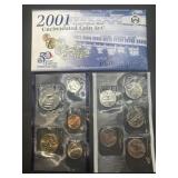 2001 United States Mint Uncirculated Coin set