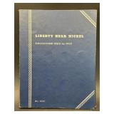 1883 to 1913 Liberty Head Nickel collection book